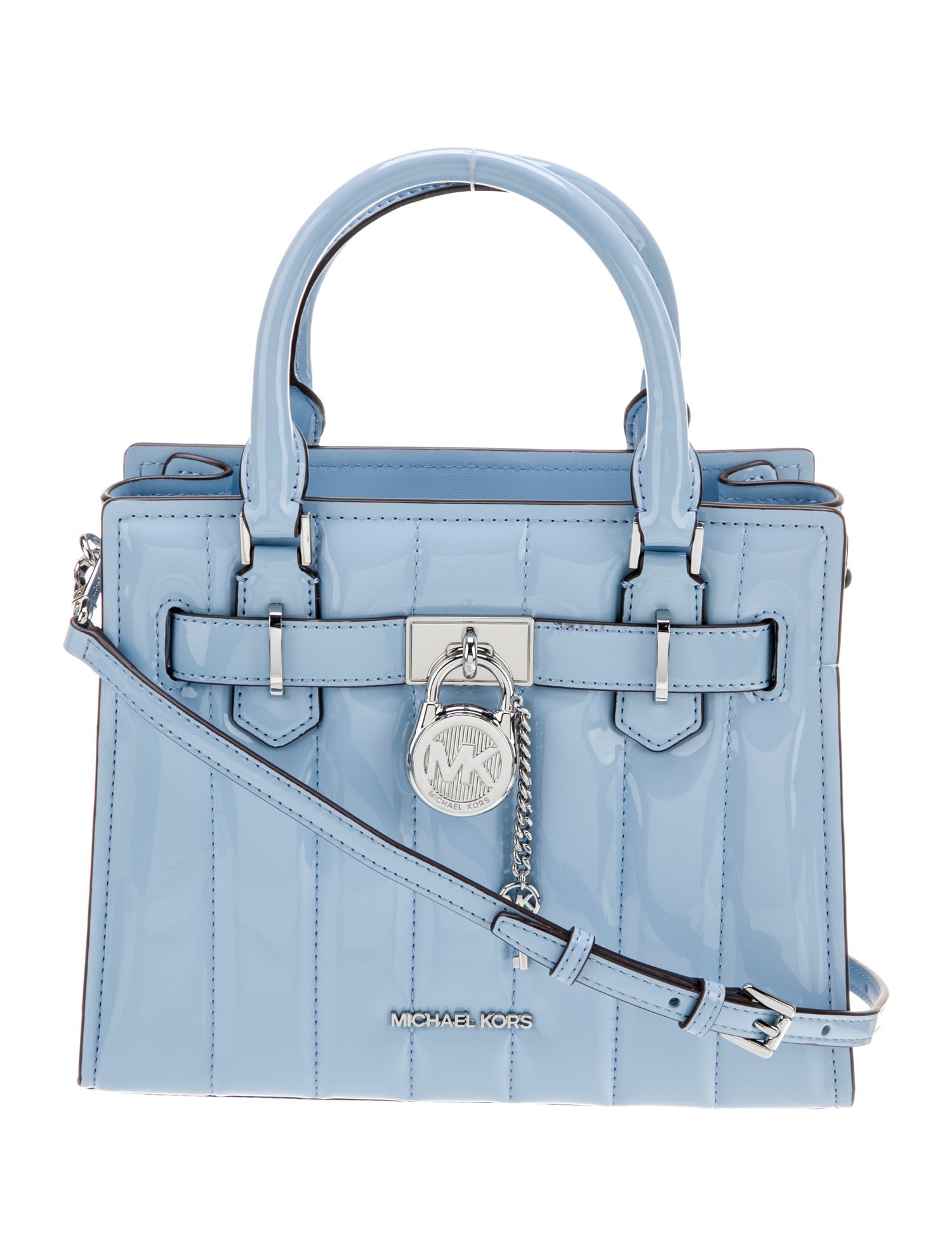 Michael Kors Patent Leather Top Handle Bag