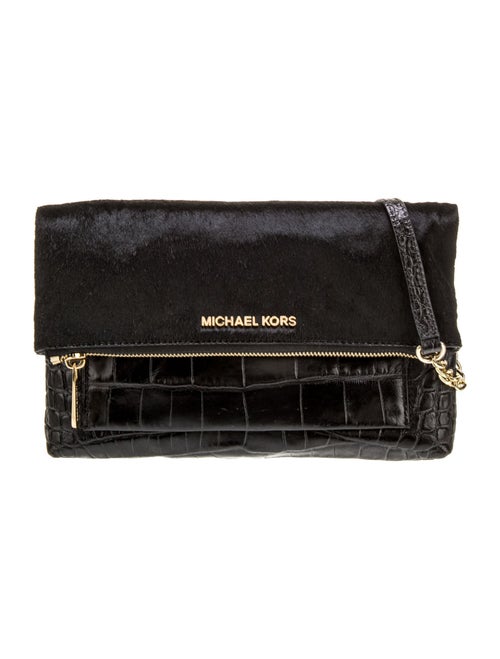 Michael Kors Embossed Leather Shoulder Bag