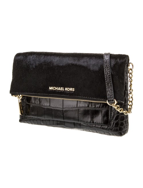 Michael Kors Embossed Leather Shoulder Bag