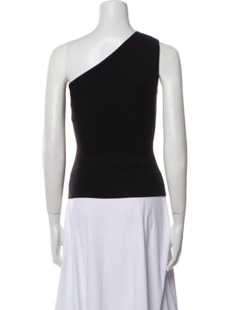 Michael Kors Cashmere One-Shoulder Top