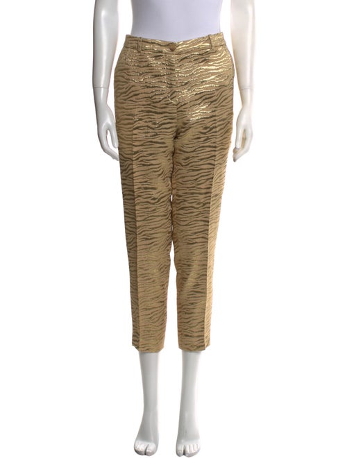 Michael Kors Animal Print Straight Leg Pants
