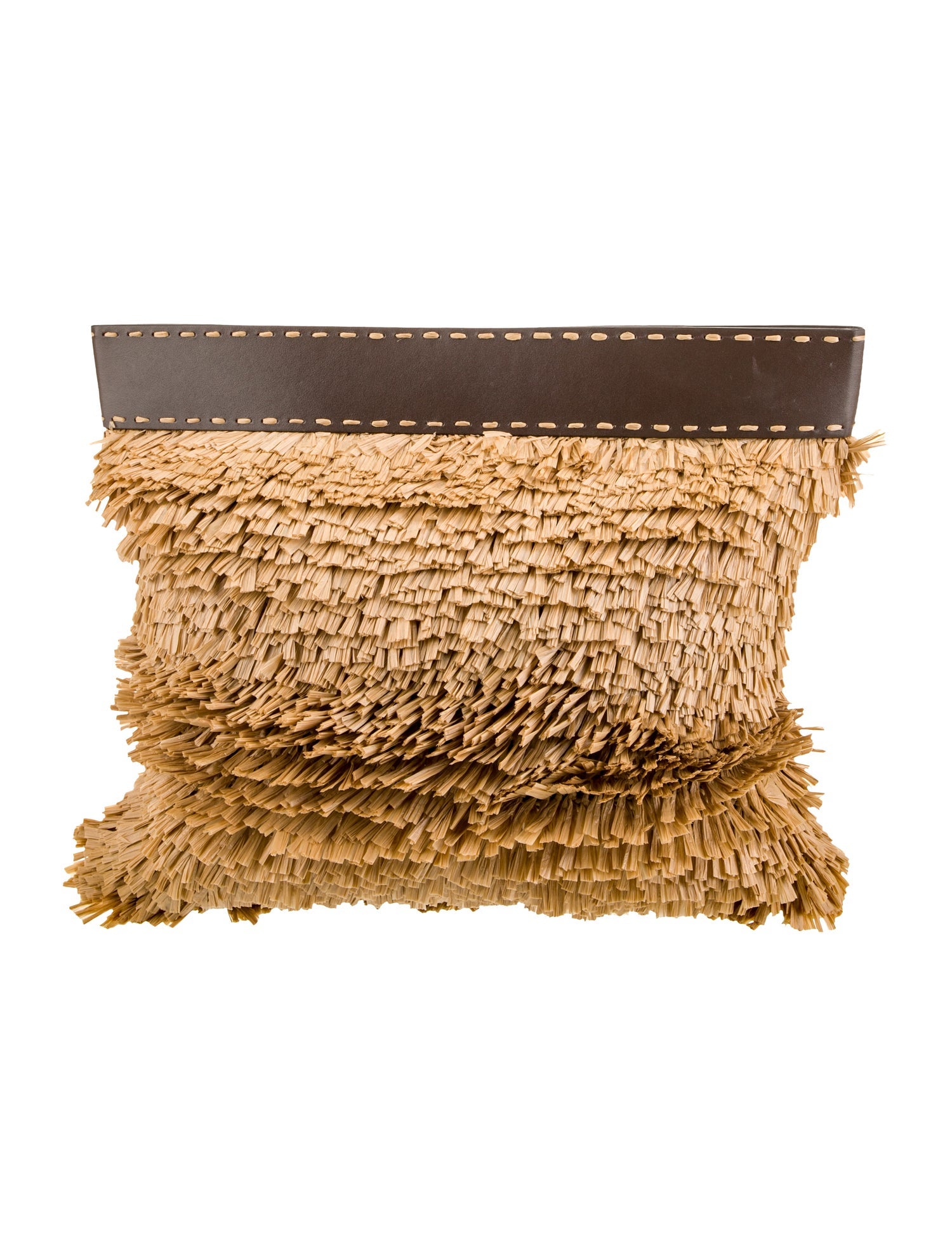 Michael Kors Collection Raffia Minaudière
