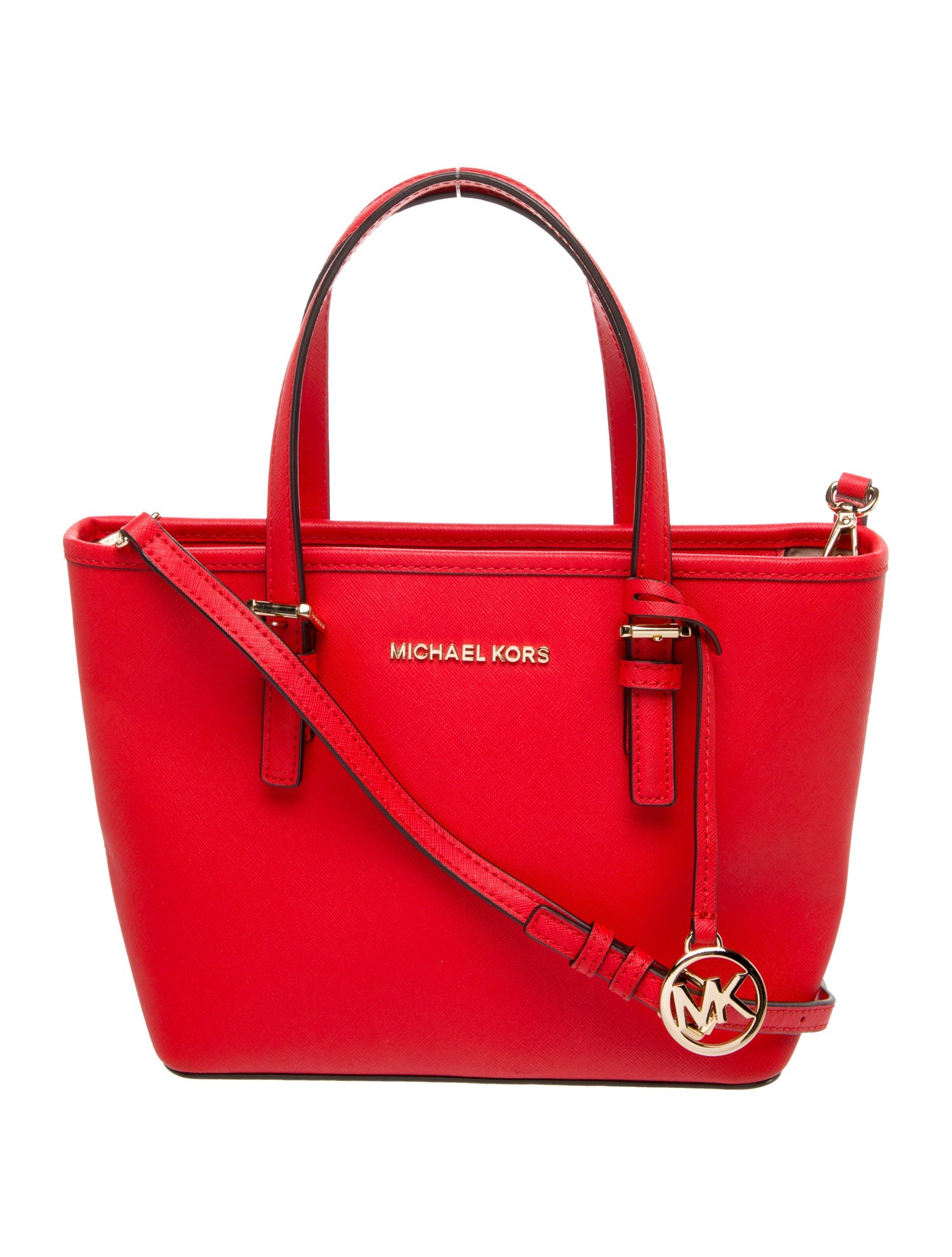 Michael Kors Saffiano Leather Top Handle Bag