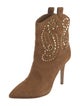 Michael Kors Suede Studded Accents Western Boots