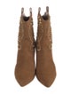 Michael Kors Suede Studded Accents Western Boots
