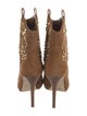 Michael Kors Suede Studded Accents Western Boots