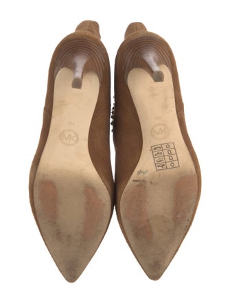 Michael Kors Suede Studded Accents Western Boots