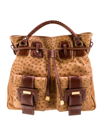 Michael Kors Ostrich Backpack
