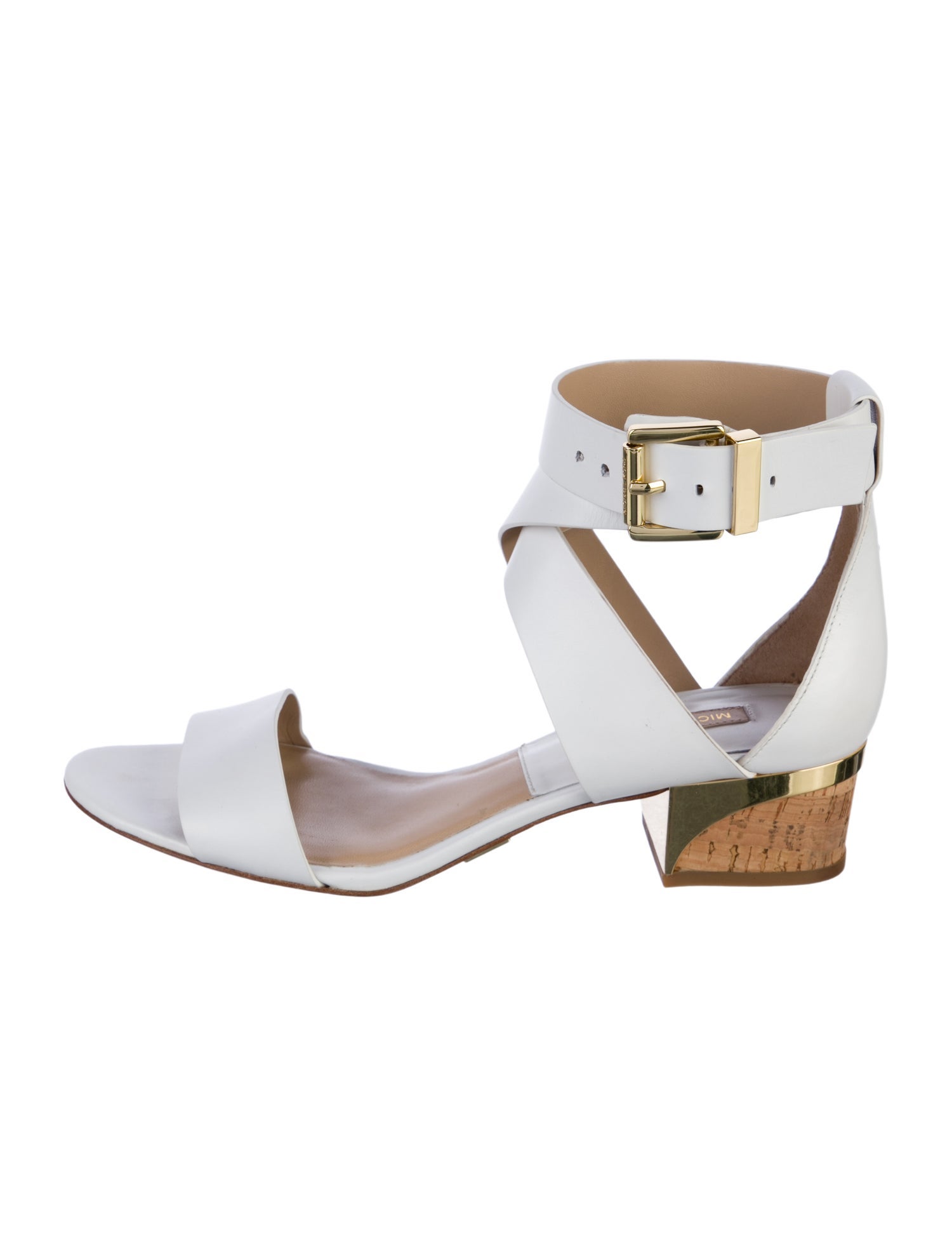 Michael Kors Leather Gladiator Sandals