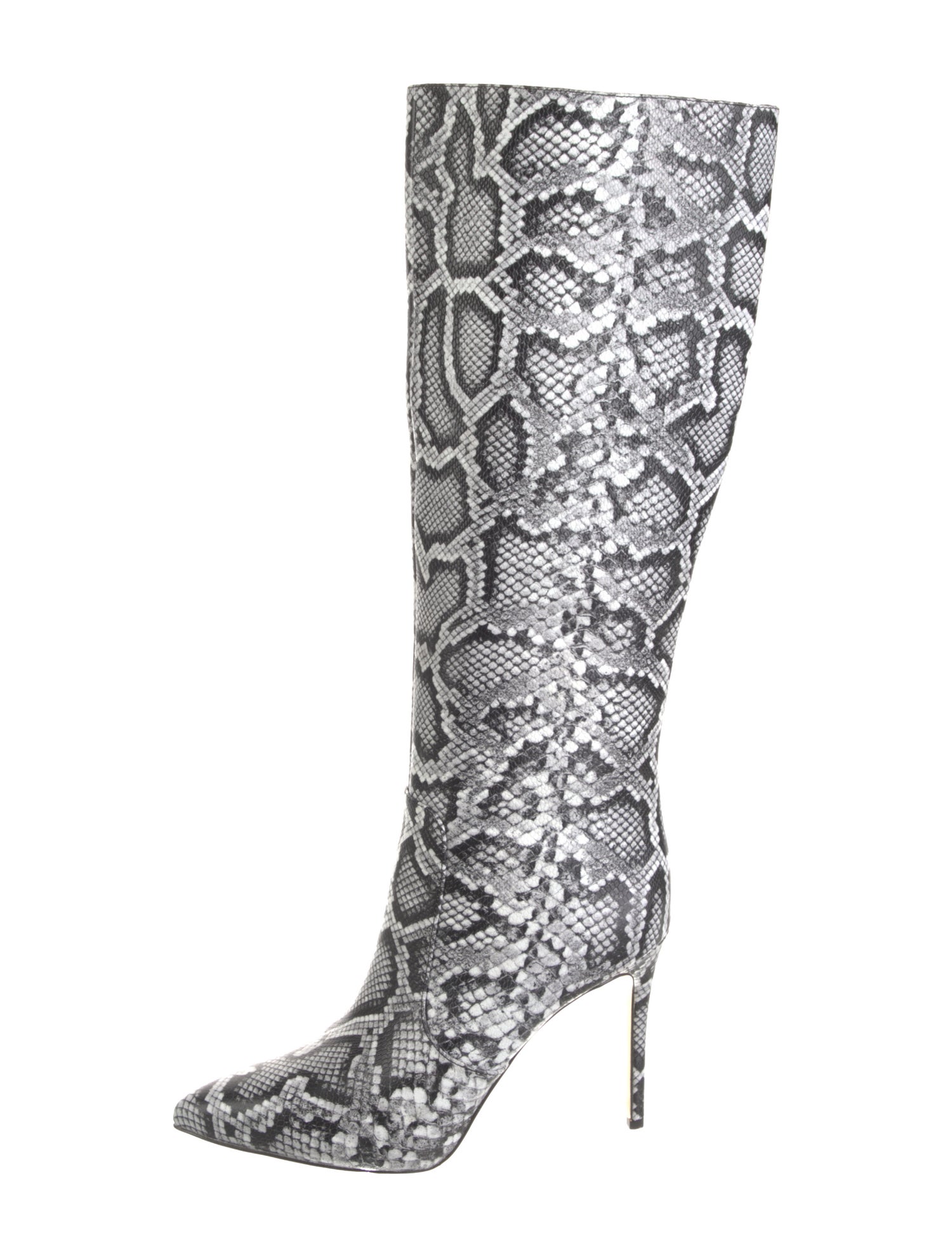 Michael Kors Leather Animal Print Boots