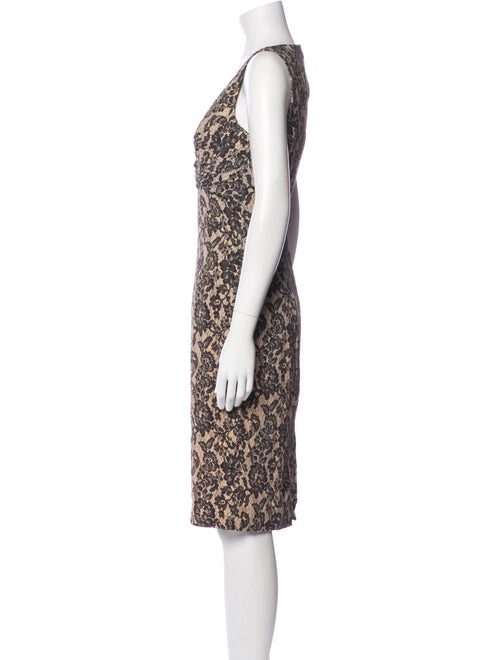 Michael Kors Lace Pattern Knee-Length Dress