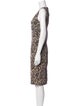 Michael Kors Lace Pattern Knee-Length Dress