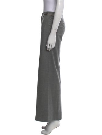 Michael Kors Virgin Wool Wide Leg Pants