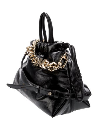 Michael Kors Patent Leather Top Handle Bag
