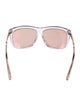 Michael Kors Cat-Eye Mirrored Sunglasses
