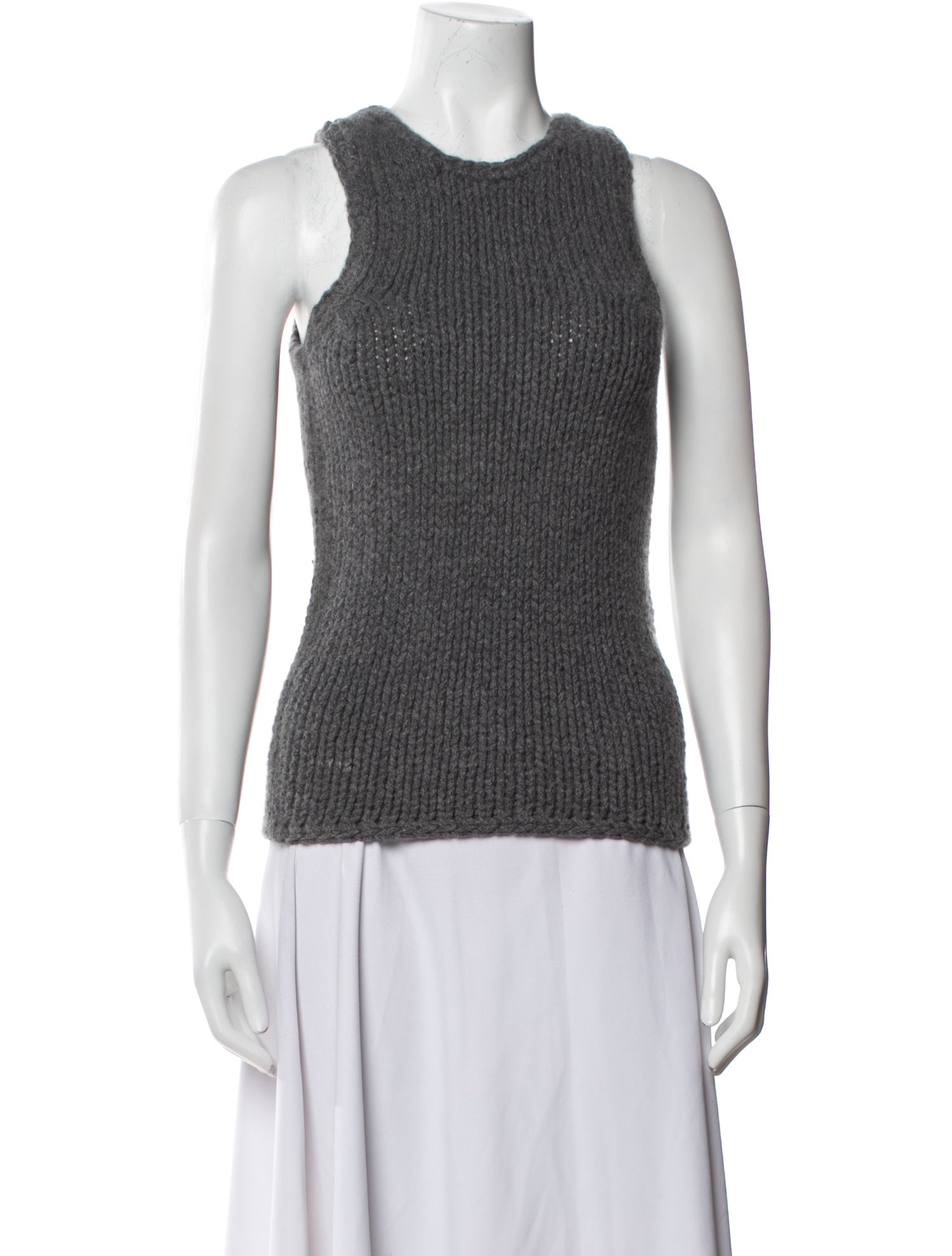 Michael Kors Crew Neck Sleeveless Top