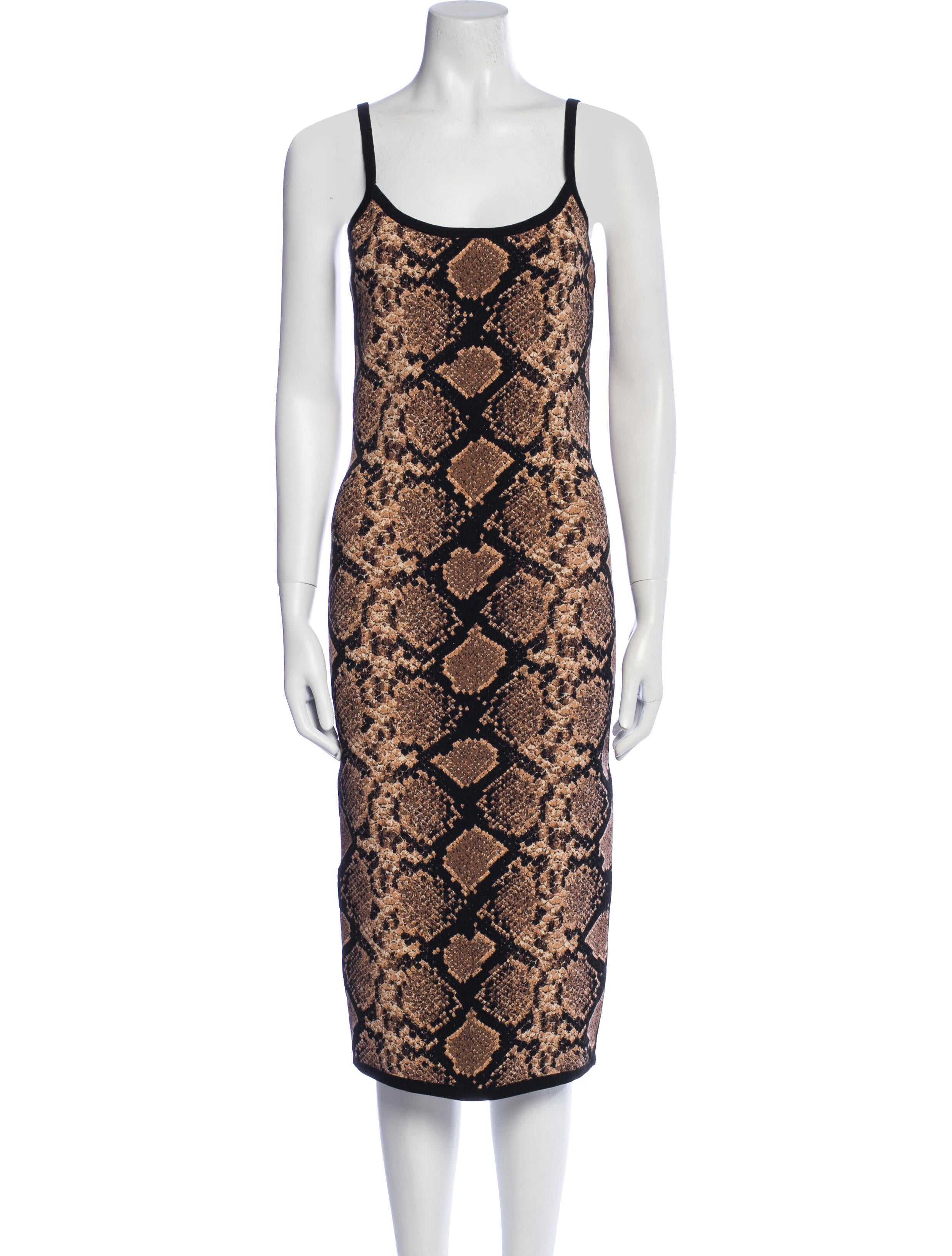 Michael Kors Animal Print Knee-Length Dress