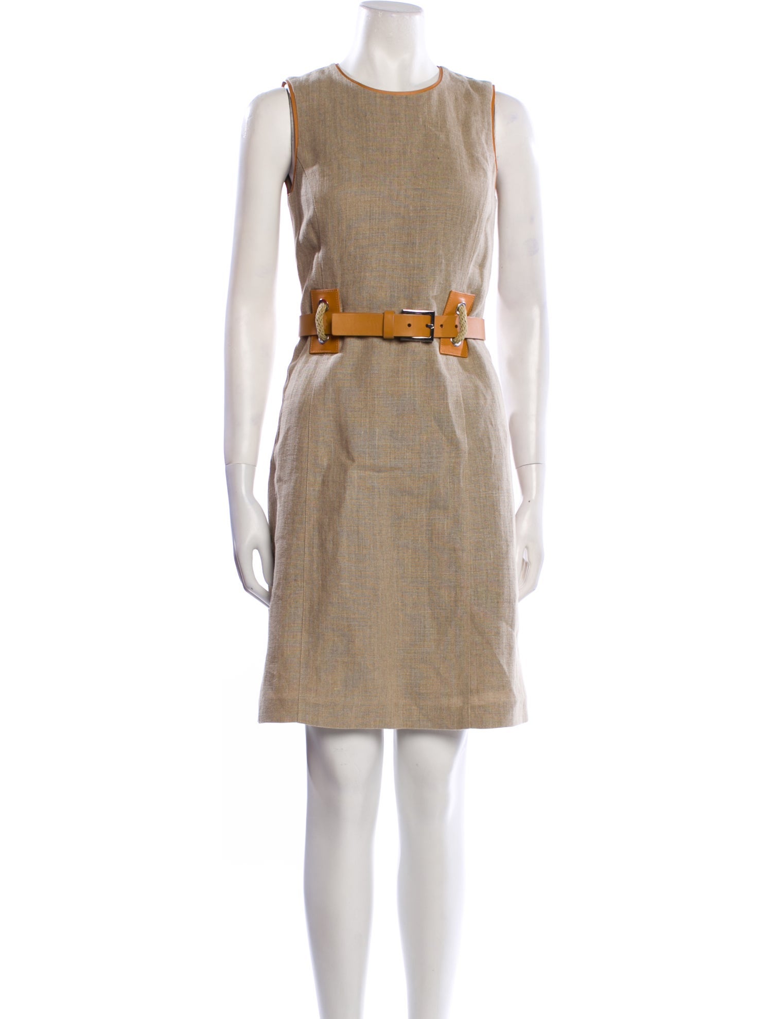 Michael Kors Linen Knee-Length Dress