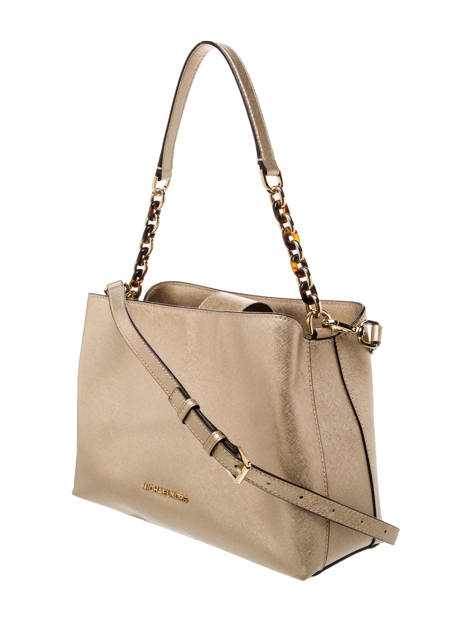 Michael Kors Saffiano Leather Shoulder Bag