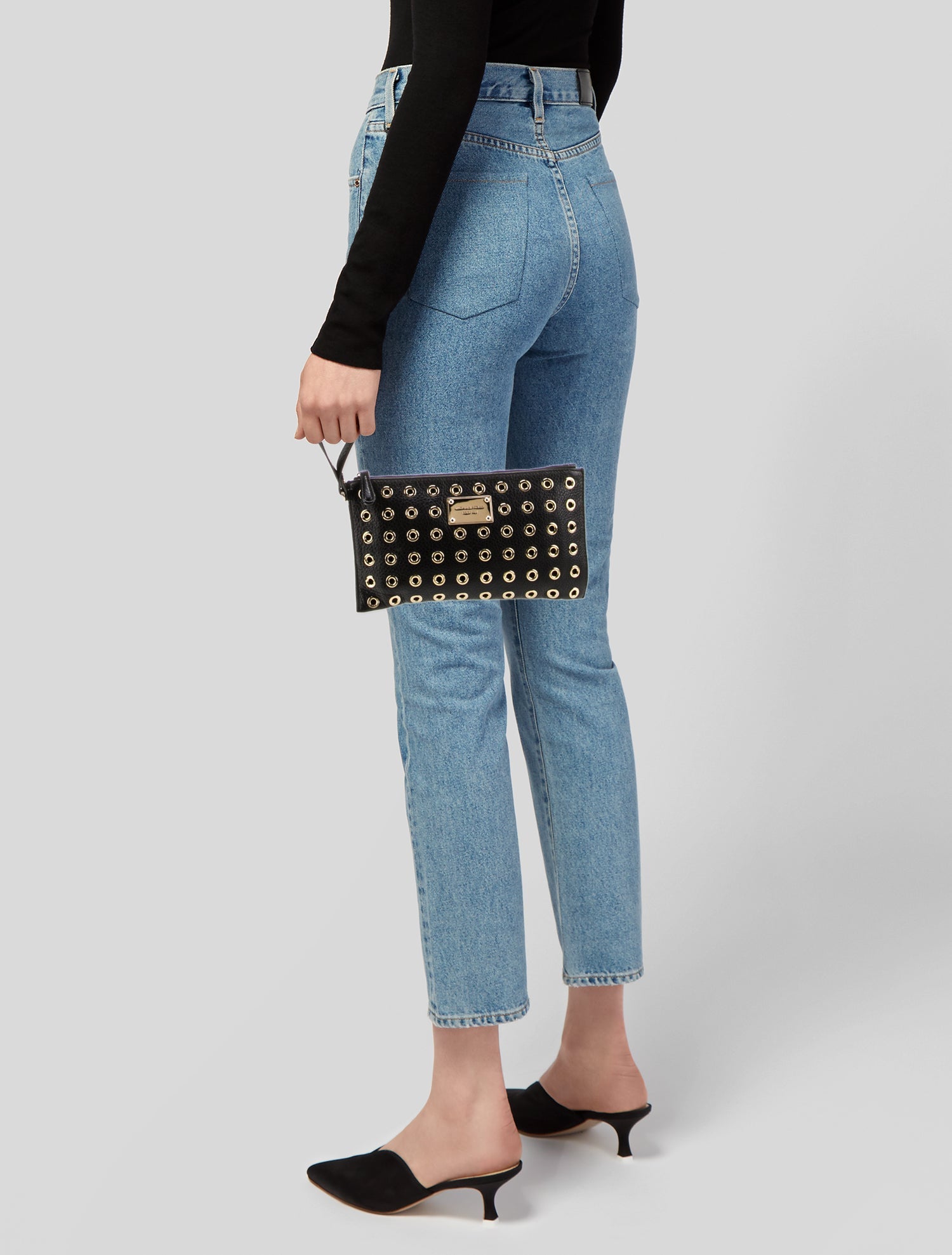 Michael Michael Kors Leather Clutch