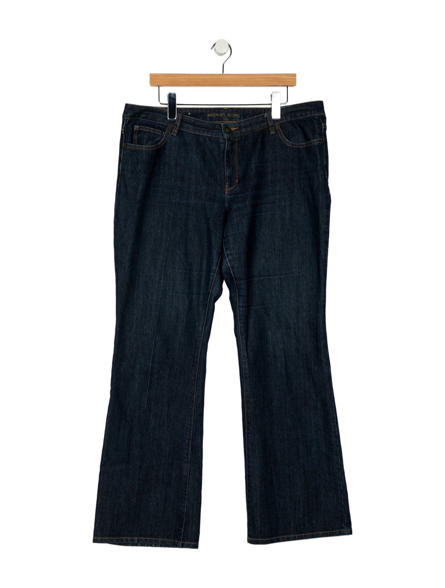 Michael Kors High-Rise Wide Leg Jeans