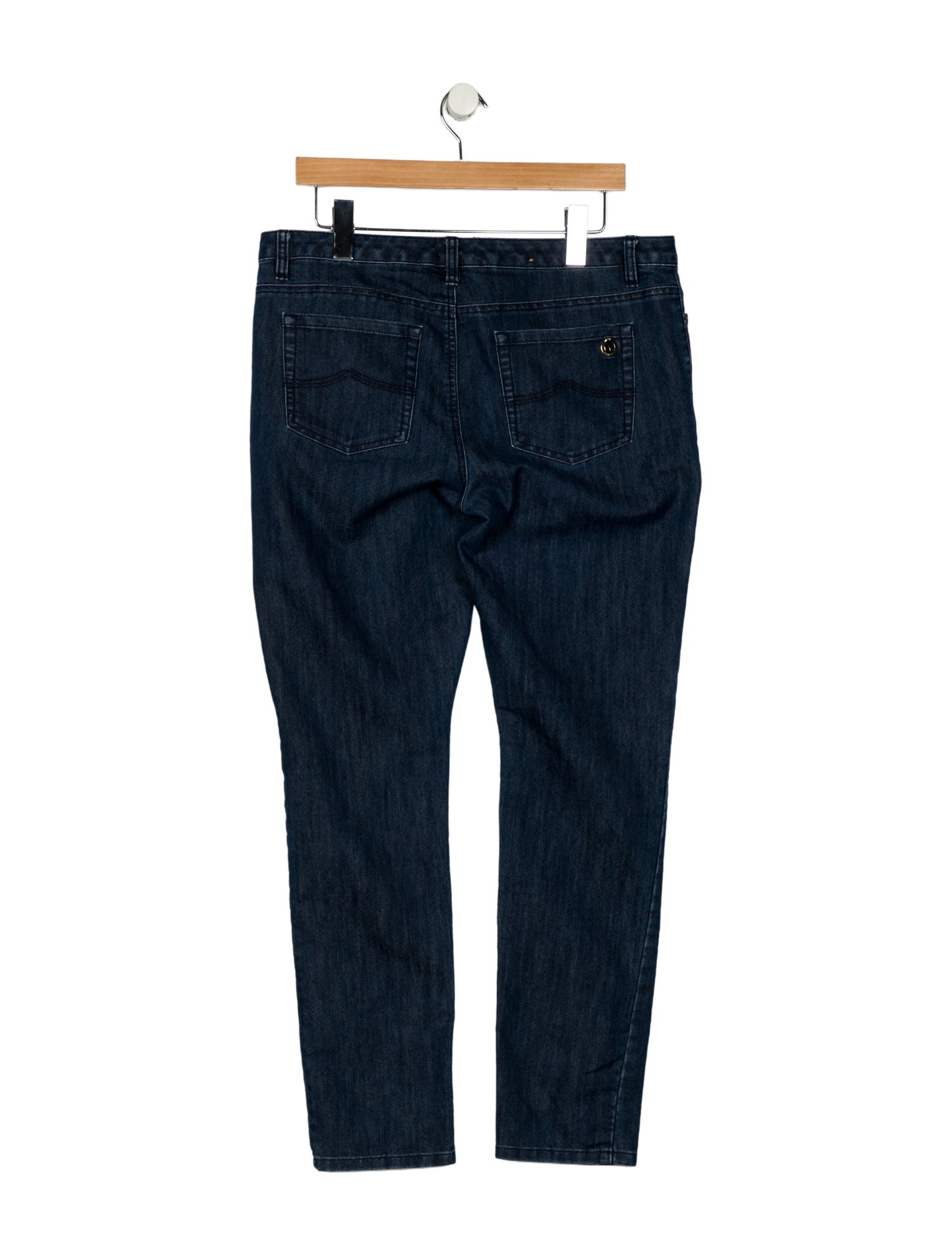 Michael Kors Mid-Rise Straight Leg Jeans