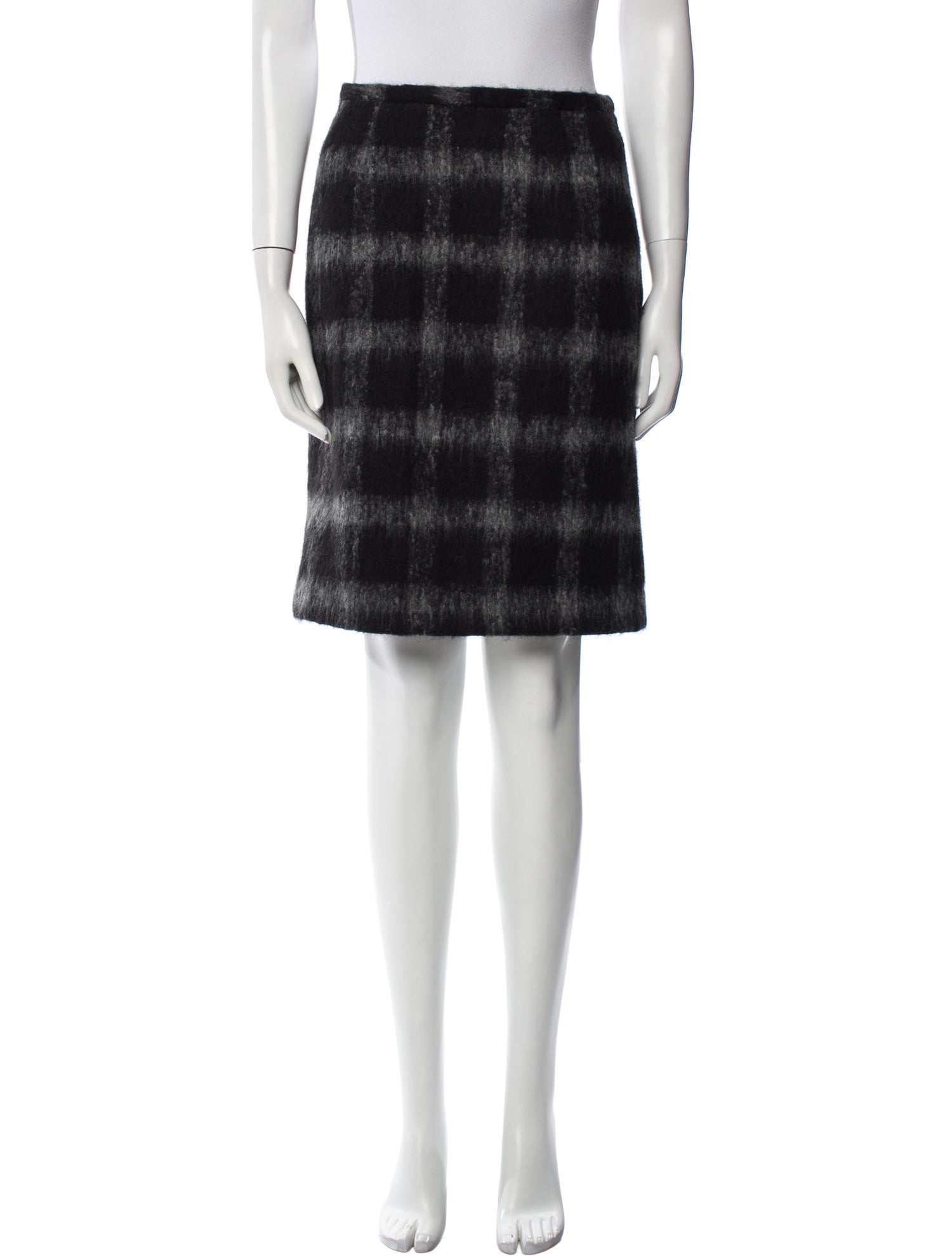 Michael Kors Plaid Print Knee-Length Skirt