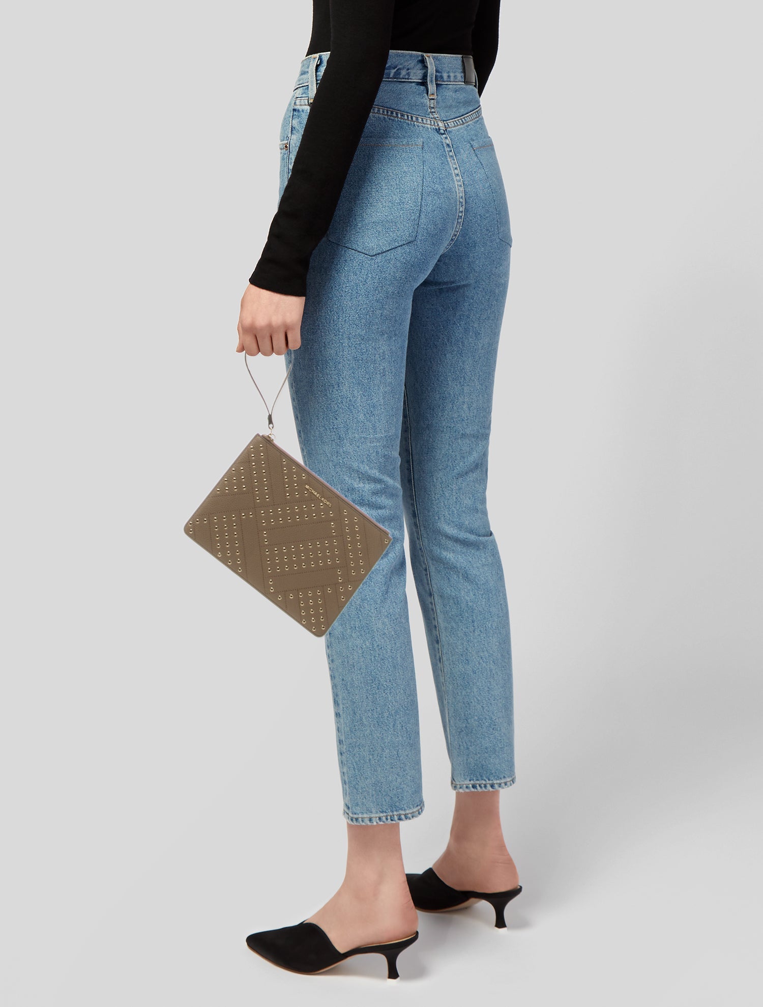 Michael Kors Leather Clutch