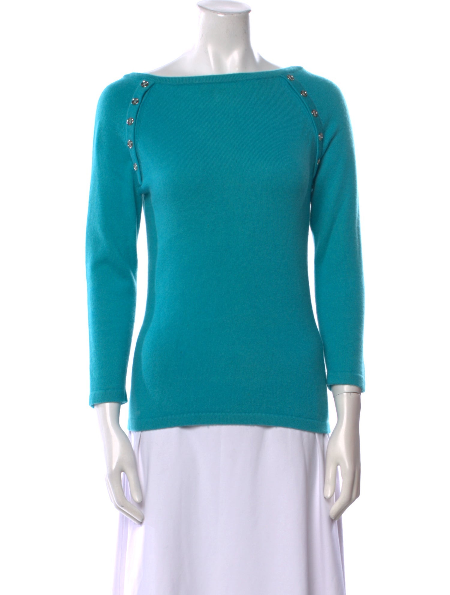Michael Kors Cashmere Bateau Neckline Sweater