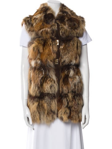 Michael Kors Jackets Fox Fur Jacket S
