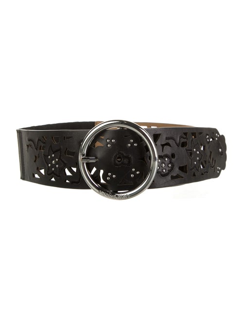 Michael Kors Wide Leather Belt