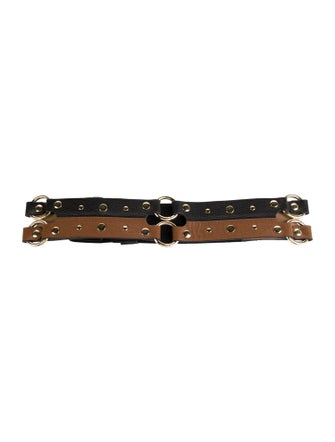 Michael Kors Wide Leather Belt