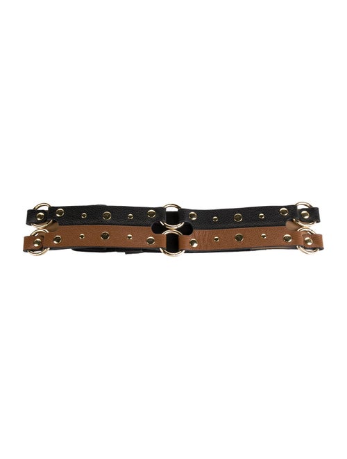 Michael Kors Wide Leather Belt