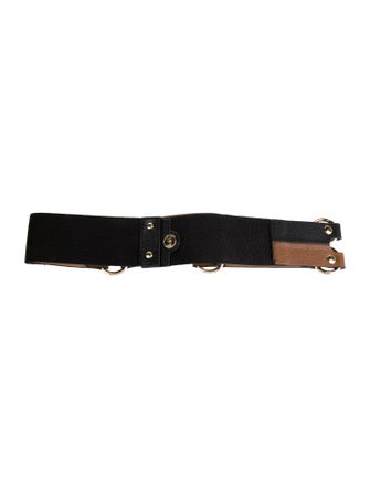 Michael Kors Wide Leather Belt