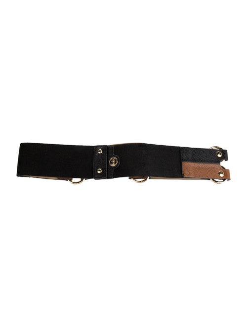 Michael Kors Wide Leather Belt