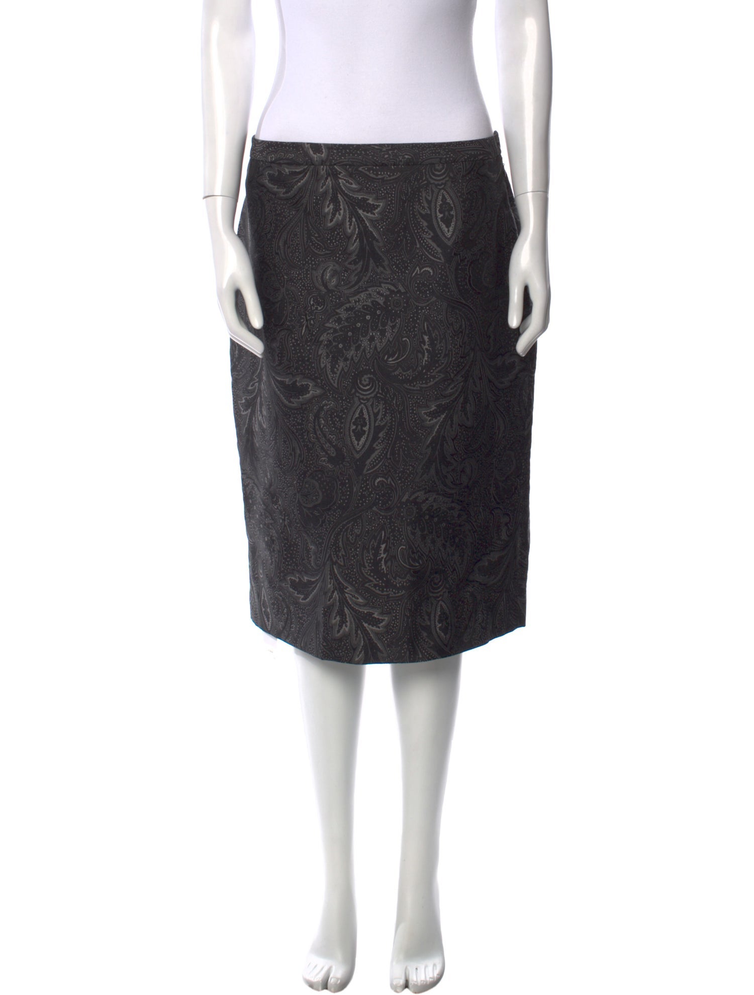 Michael Kors Paisley Print Knee-Length Skirt