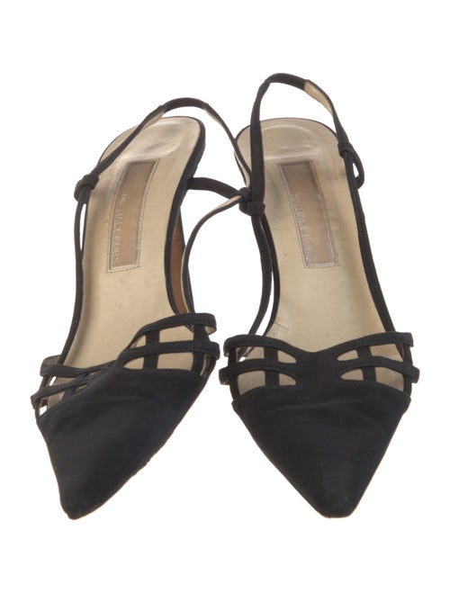 Michael Kors Satin Sequin Embellishments Slingback Pumps