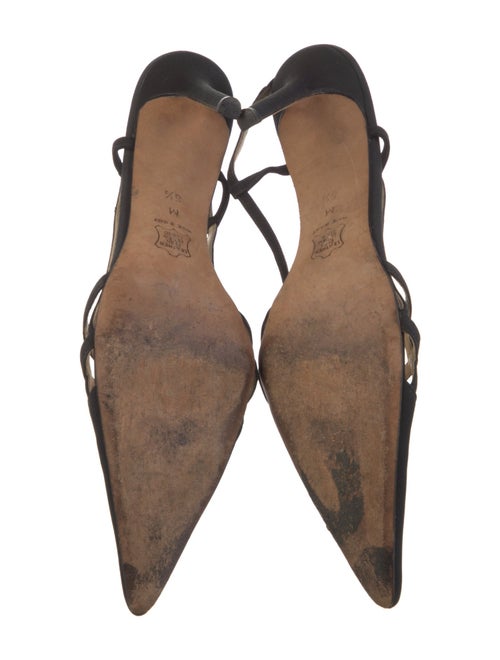 Michael Kors Satin Sequin Embellishments Slingback Pumps