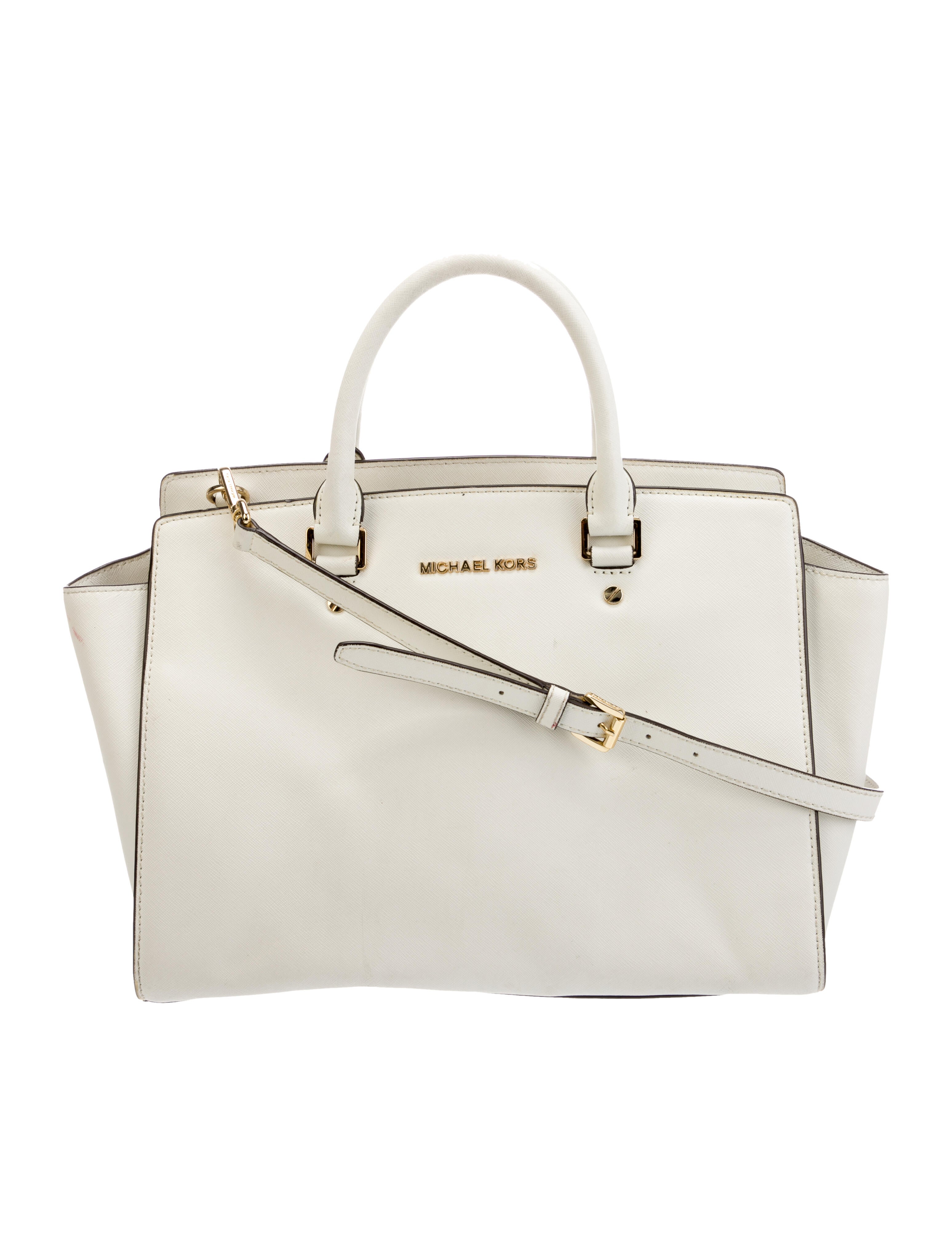 Michael Kors Saffiano Leather Top Handle Bag