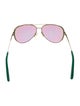 Michael Kors Zanzibar Aviator Sunglasses
