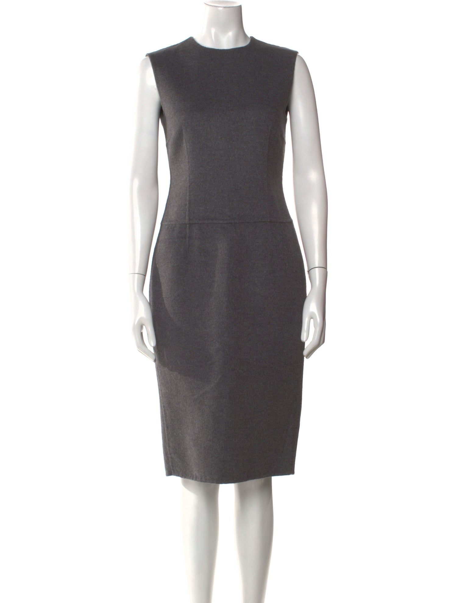 Michael Kors Virgin Wool Midi Length Dress