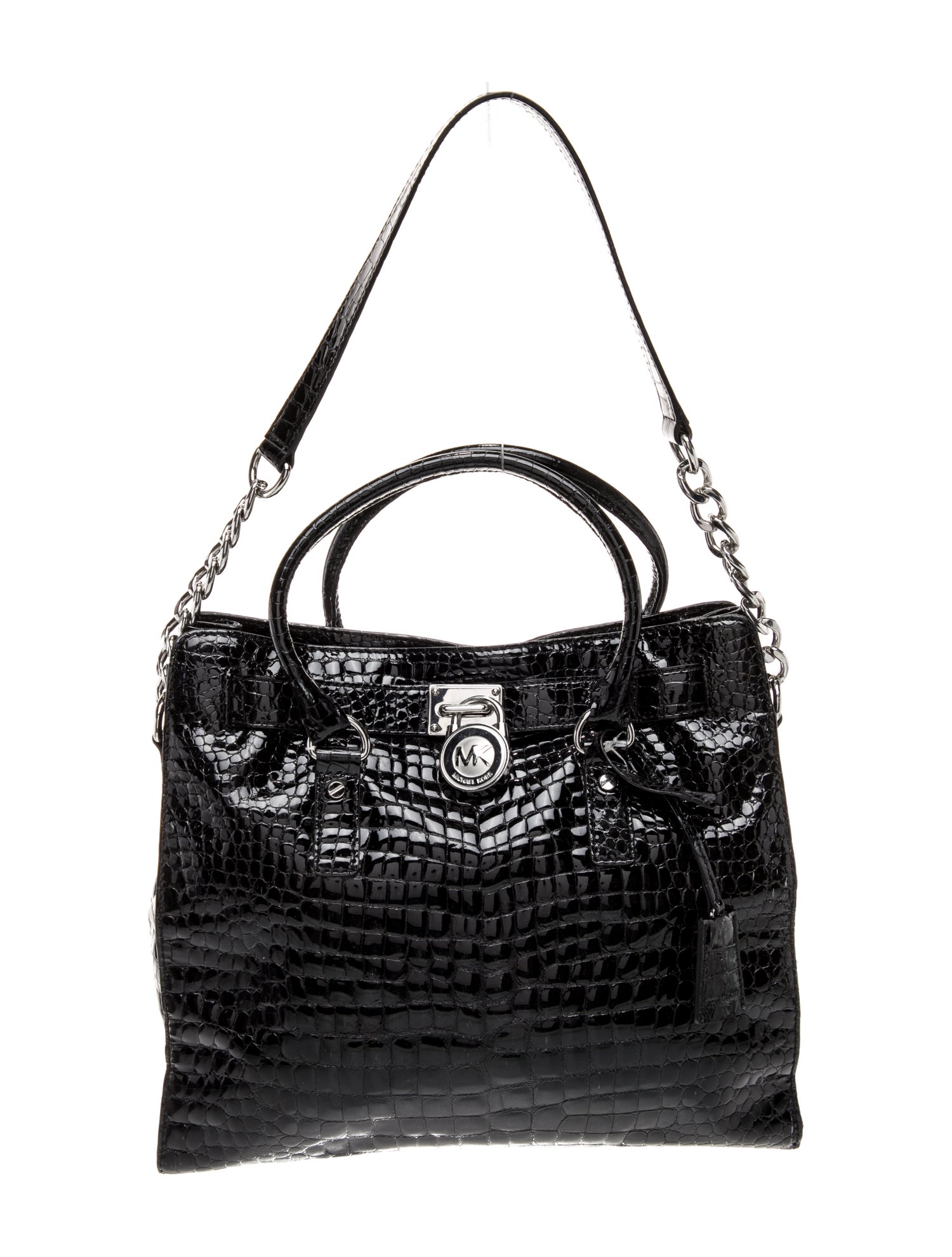 Michael Michael Kors Embossed Leather Shoulder Bag