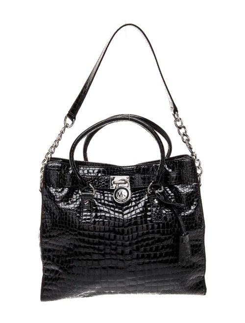 Michael Michael Kors Embossed Leather Shoulder Bag