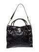 Michael Michael Kors Embossed Leather Shoulder Bag