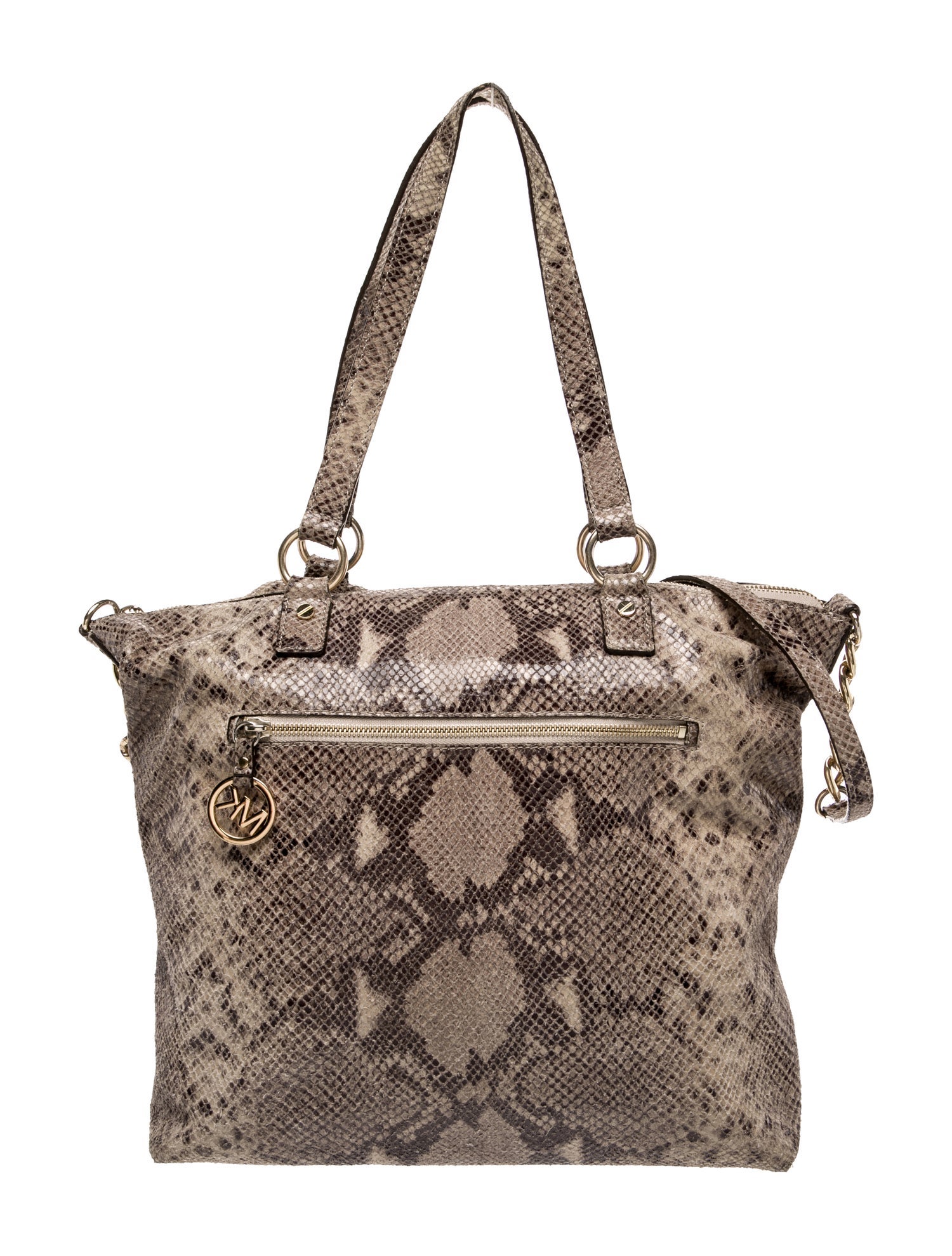 Michael Kors Embossed Leather Top Handle Bag