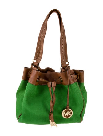 Michael Kors Canvas Bucket Bag