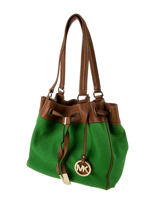 Michael Kors Canvas Bucket Bag