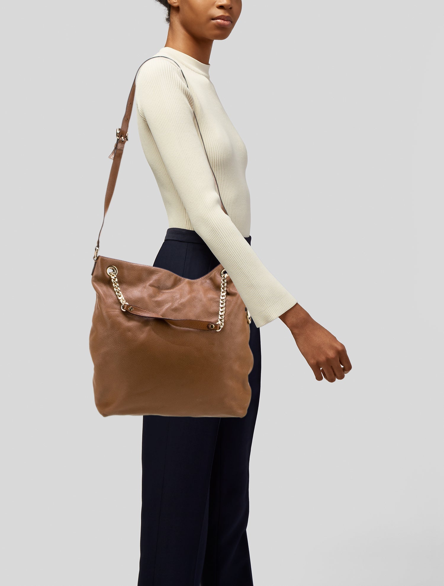 Michael Kors Leather Hobo