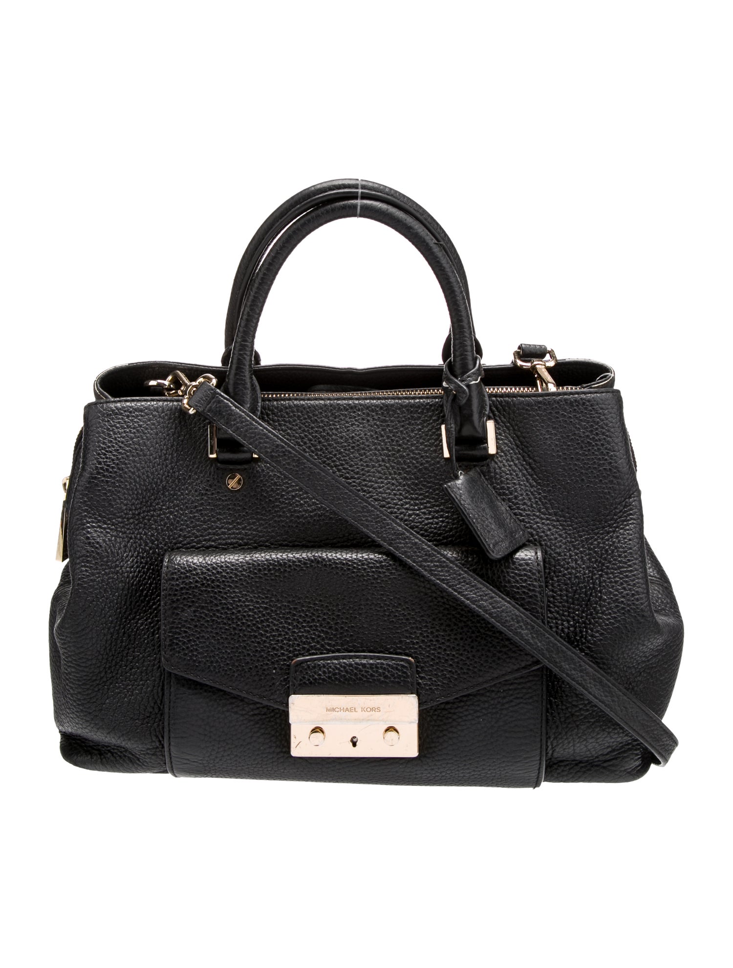 Michael Kors Leather Top Handle Bag