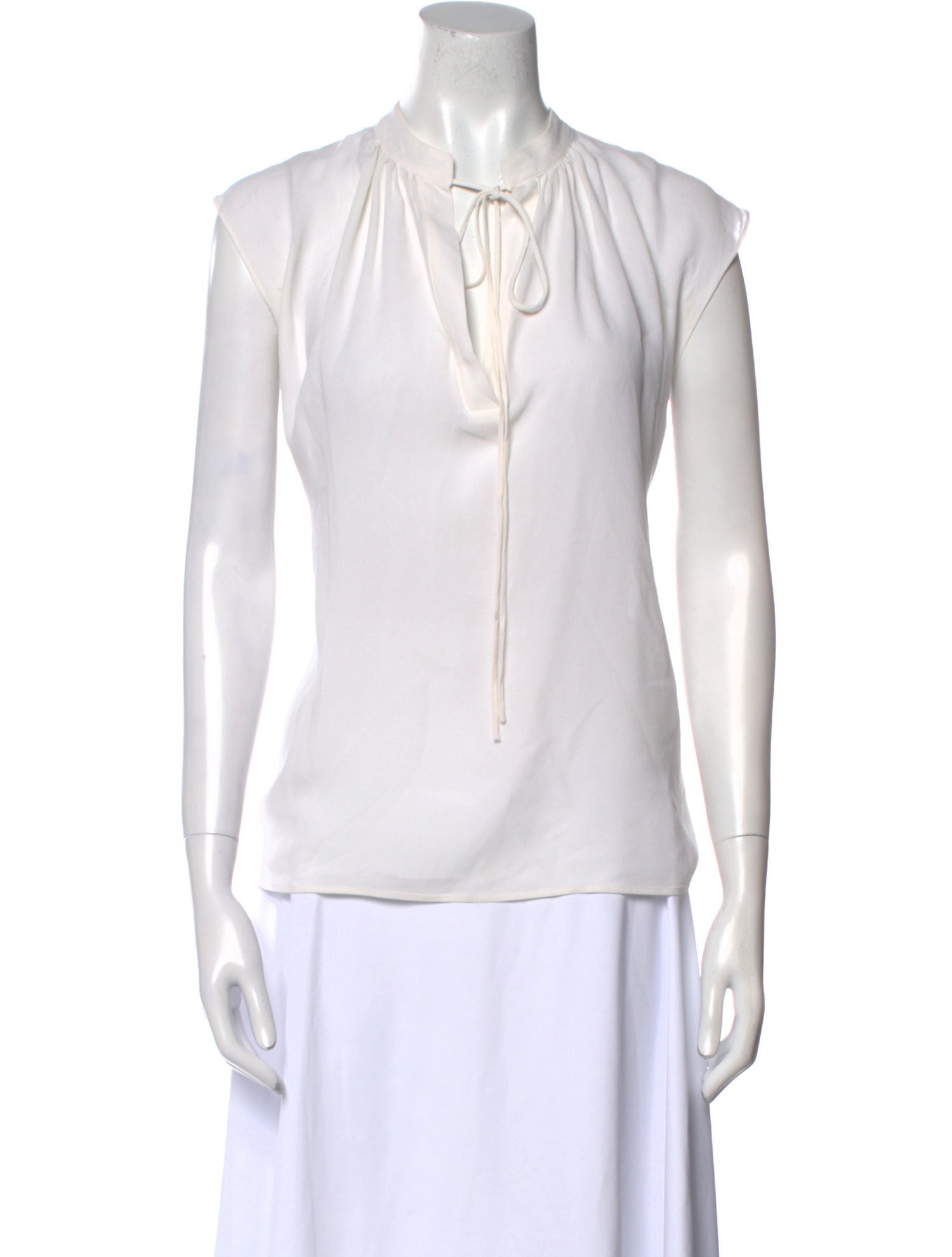 Michael Kors Silk V-Neck Blouse